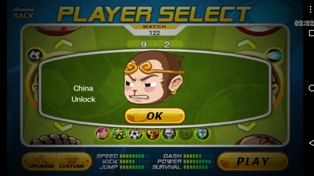 Head soccer 1.6 - road to a perfect account: unlicking china. (Read description for updates)