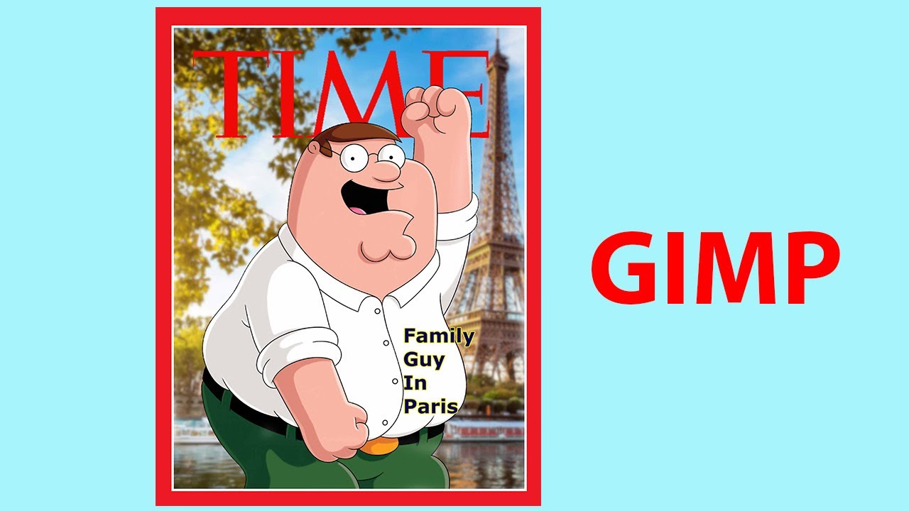 Create Your Own Time Magazine Cover With GIMP