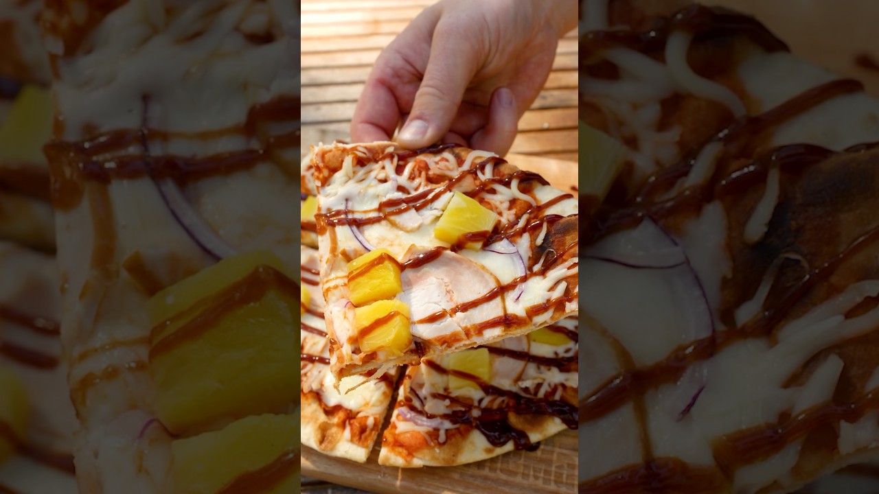 BBQ Chicken Pizza in the Forest