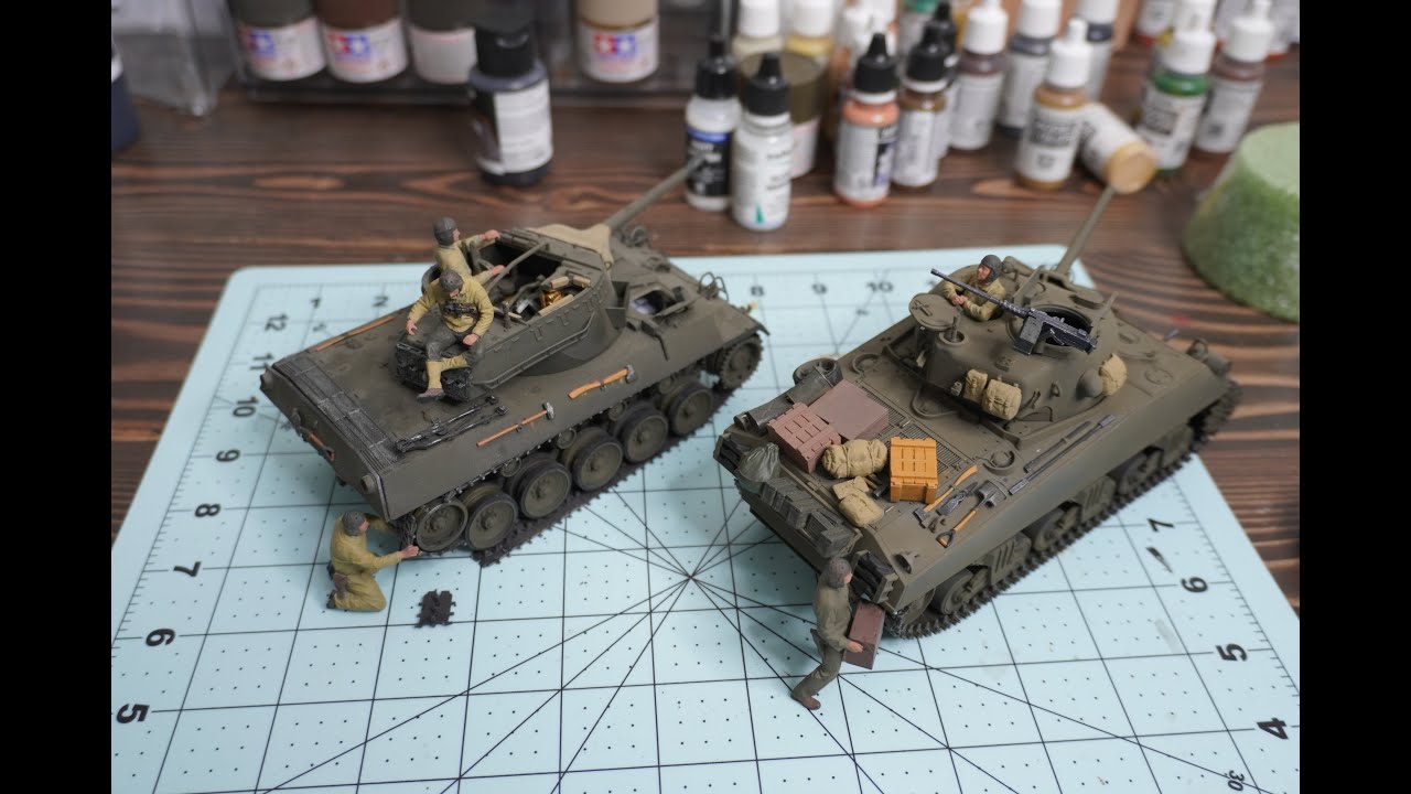 Painting Tamiya’s U.S. Tank Crew in 1/35 Scale | WW2 Diorama Figures