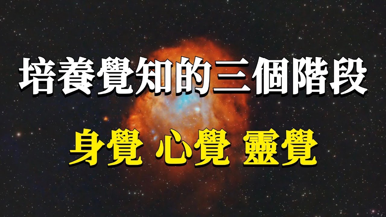 如何快速培養自己的覺知？提升覺知的三個階段：身覺、心覺、靈覺！#能量#業力 #宇宙 #精神 #提升 #靈魂 #財富 #認知覺醒 #修行
