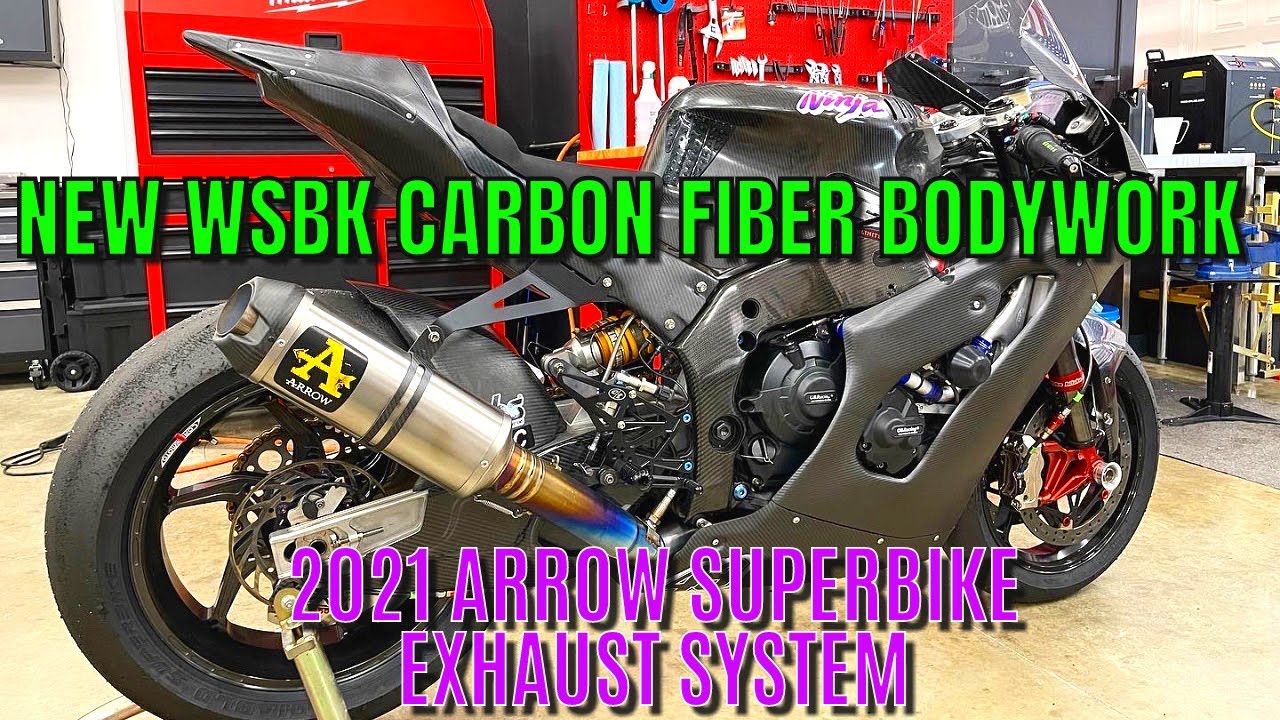 2021 Kawasaki ZX-10RR Pro Superbike Ep.11 - 2022 KRT Carbon Fiber Bodywork, All New Arrow Exhaust!