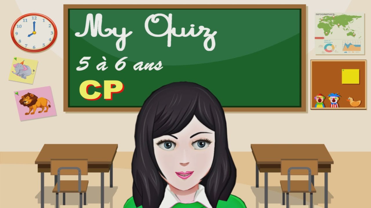 CP | QUIZ #1 pour ENFANTS | élèves âgés de 5 à 6 ans | Jeu éducatif