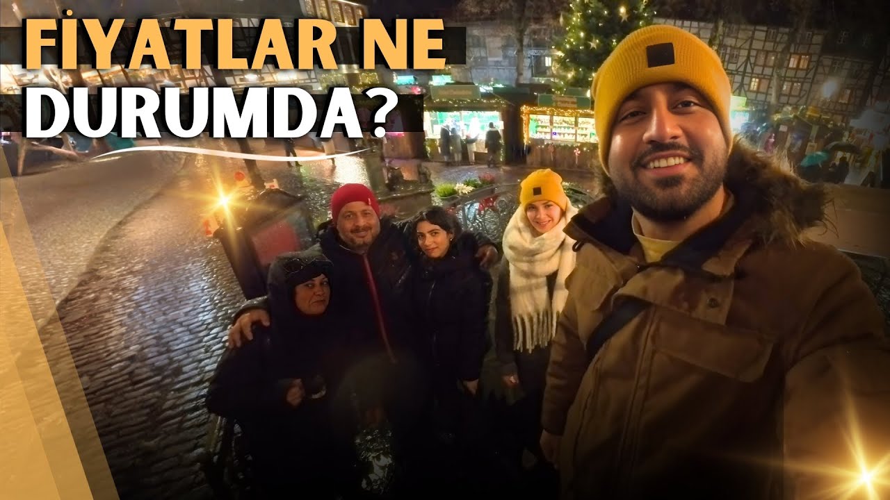 Yağmur Çamur Demeden Almanya’da Noel Pazarı | Pazar Fiyatları Ne Durumda?