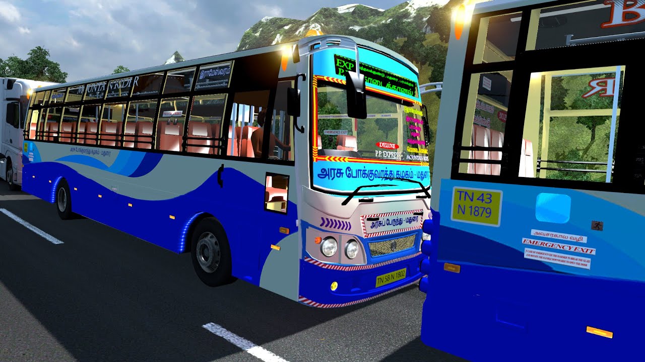 New 2018 and 2020 TNSTC Bus Mod Free Release ~ How to Install TNSTC Mod on Euro Truck Simulator 2
