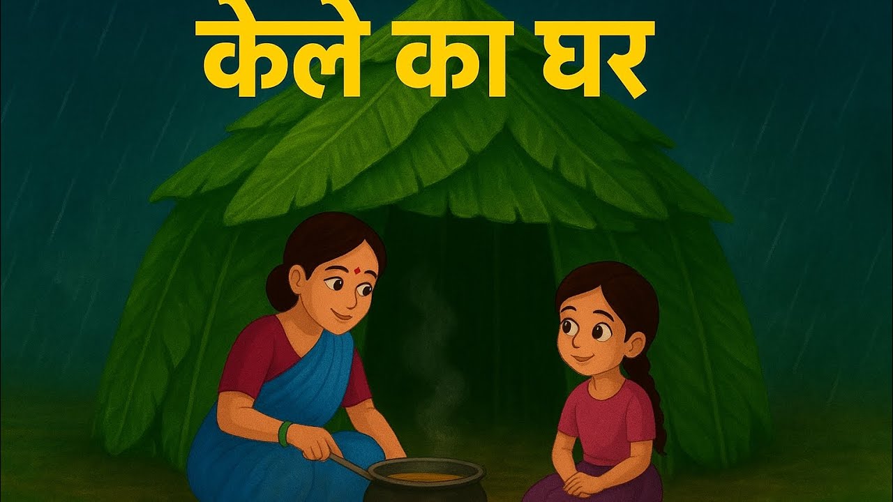 गरीब मां बेटी के केले के पत्ते का घर । Moral story । HINDI STORY । Hindi kahani l
