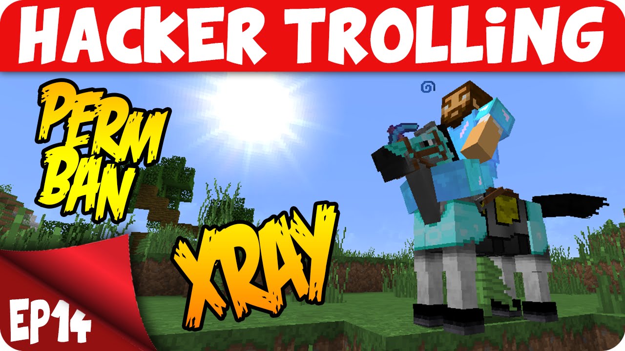 Minecraft TROLLING HACKERS! EP14 PERM BANNING DONATOR (World Edit Trolling)
