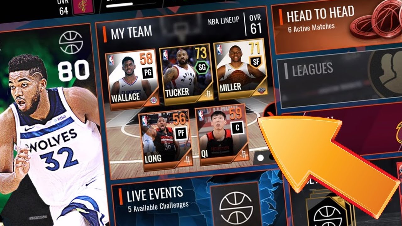 NBA LIVE MOBILE 18 NEW LINEUPS & COACH CHEMISTRY!