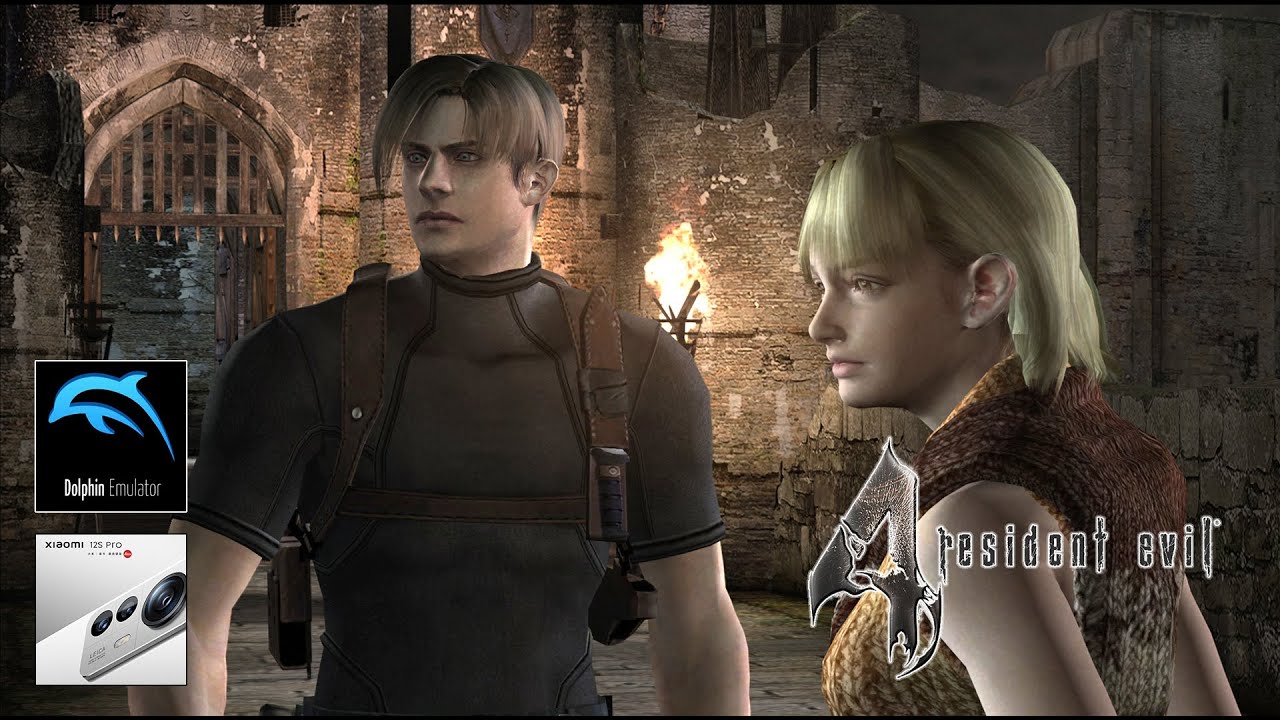 Xiaomi 12s 8gen1+! GameCube emu test: RESIDENT EVIL 4 3x 4x DOLPHIN