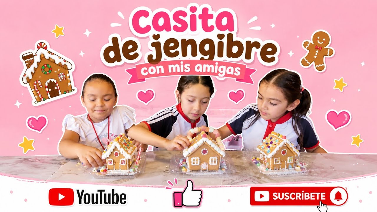ARMANDO CASITA NAVIDEÑA DE JENGIBRE CON MIS AMIGAS | SALE MAL😬🫨🙈🤭💖🫶🌟🌈🌠🎄