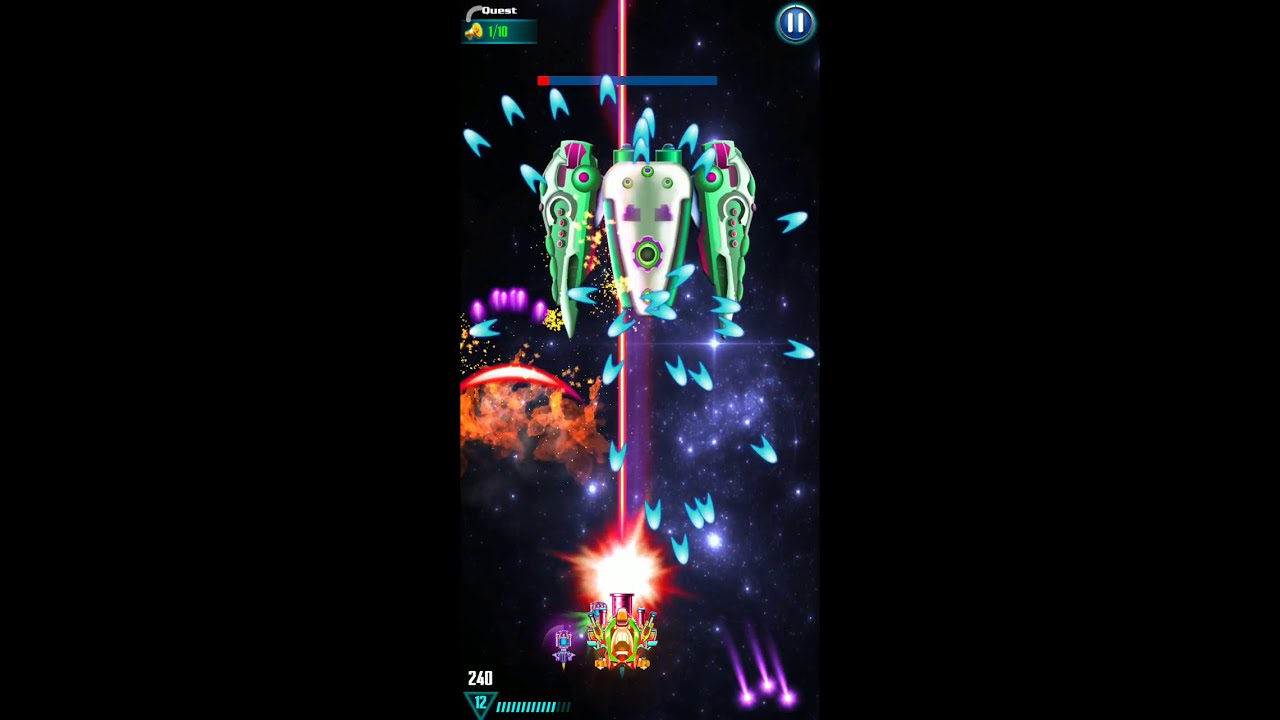Alien Shooter Level 152 with Ship: X-Terminator | TOP Space Shoot Up Game Mobile | GALAXY ATTACK