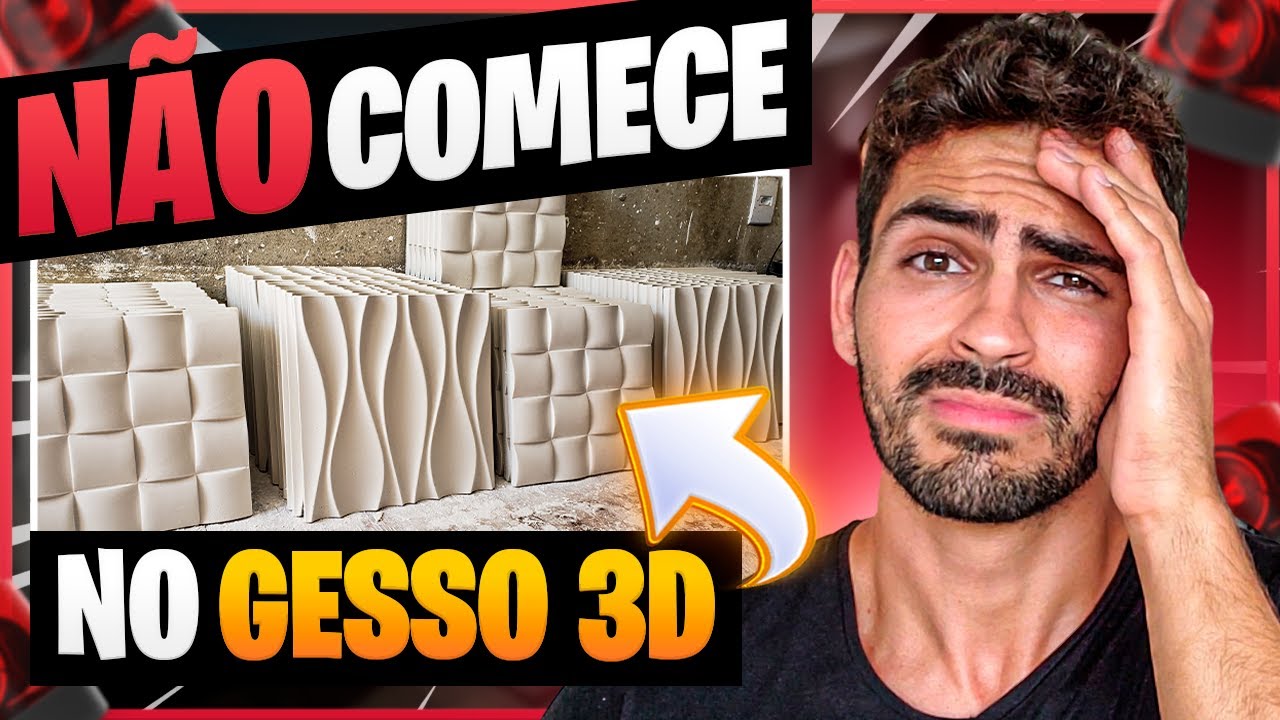 🚨 Como Começar No Gesso 3D Do Jeito Certo! (PASSO A PASSO)