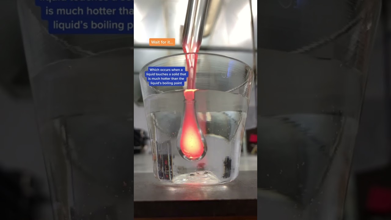 The Leidenfrost Effect #science