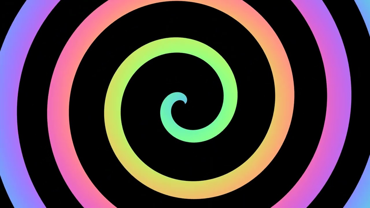 Ultimate Visual Fall: Rainbow Vortex Infinite Tunnel, Challenging Your Perception [4k]