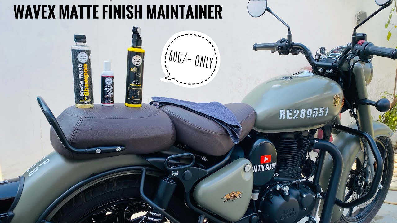WaveX Matte Finish Maintainer 350 ml Combo BEST MATT FINISH POLISH/SHAMPOO 🔥