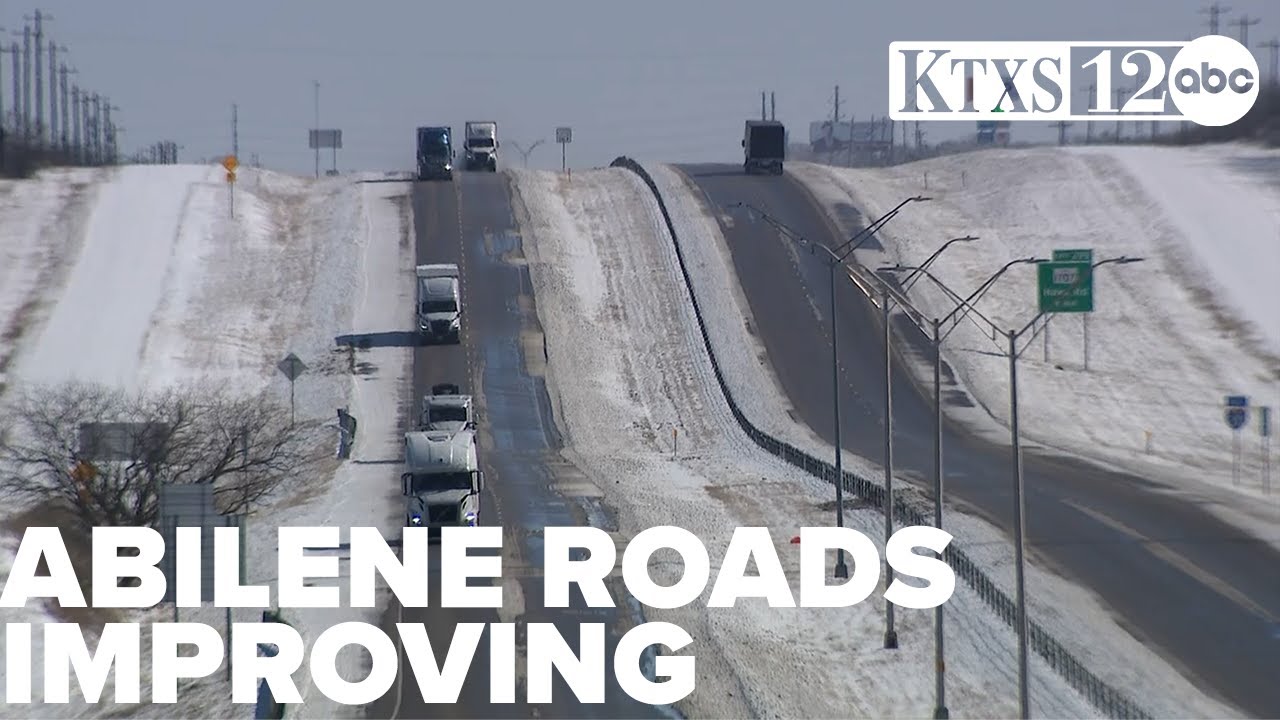 Abilene Roads Improving, City Services Returning to Normal