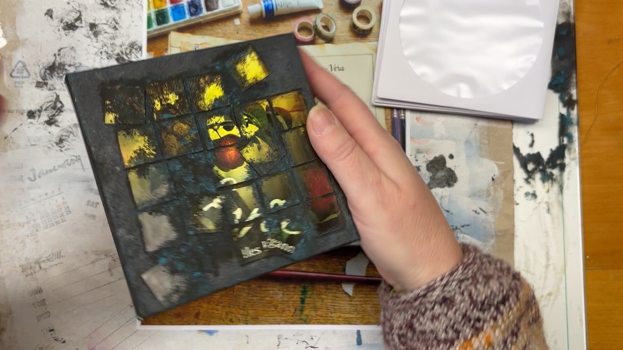 Prepping for the Scrappy 8 Challenge 2026 - Mixed Media Box   #mixedmedia #scrappy8challenge