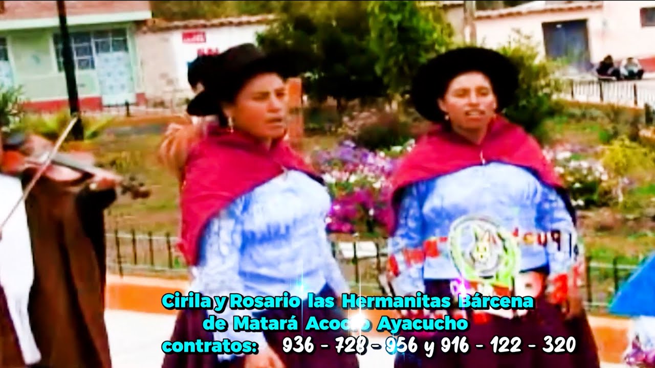 LAS HERMANITAS BÁRCENA DE  ACOCRO AYACUCHO TEMA: CABALLITO DORADO