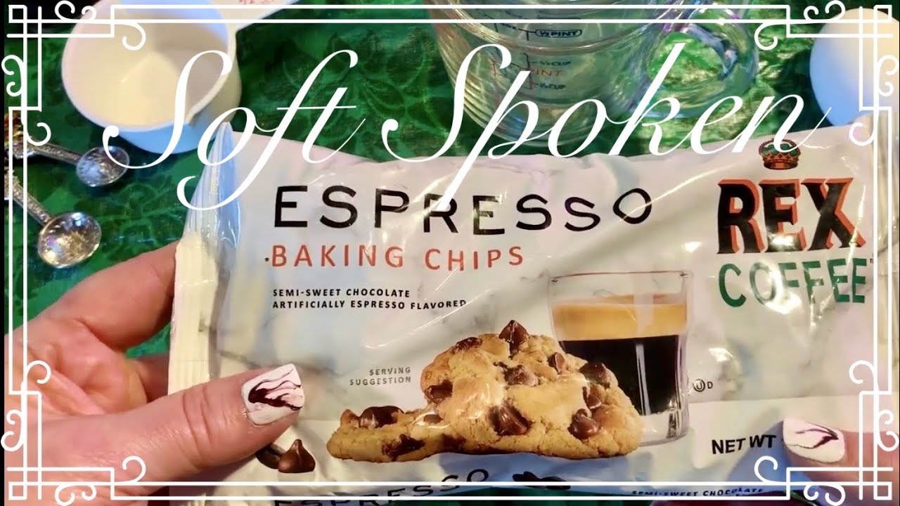 ASMR Baking Coffee cookies (Soft Spoken) Sounds of home. Comforting and relaxing