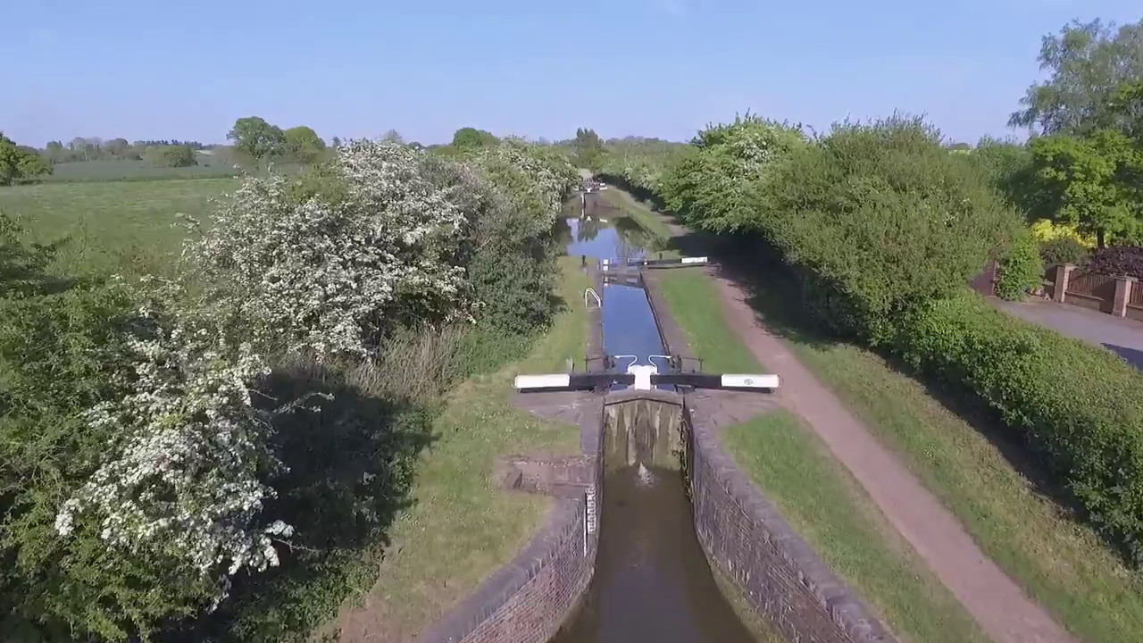 Tardebigge Canal Locks: DJI Phantom 4
