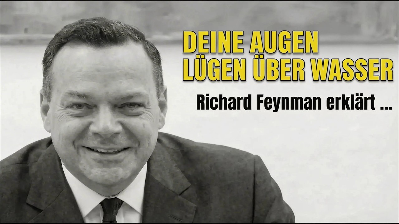 Warum ist Wasser TRANSPARENT Feynmans Quantenantwort wird Ihre Realität erschüttern