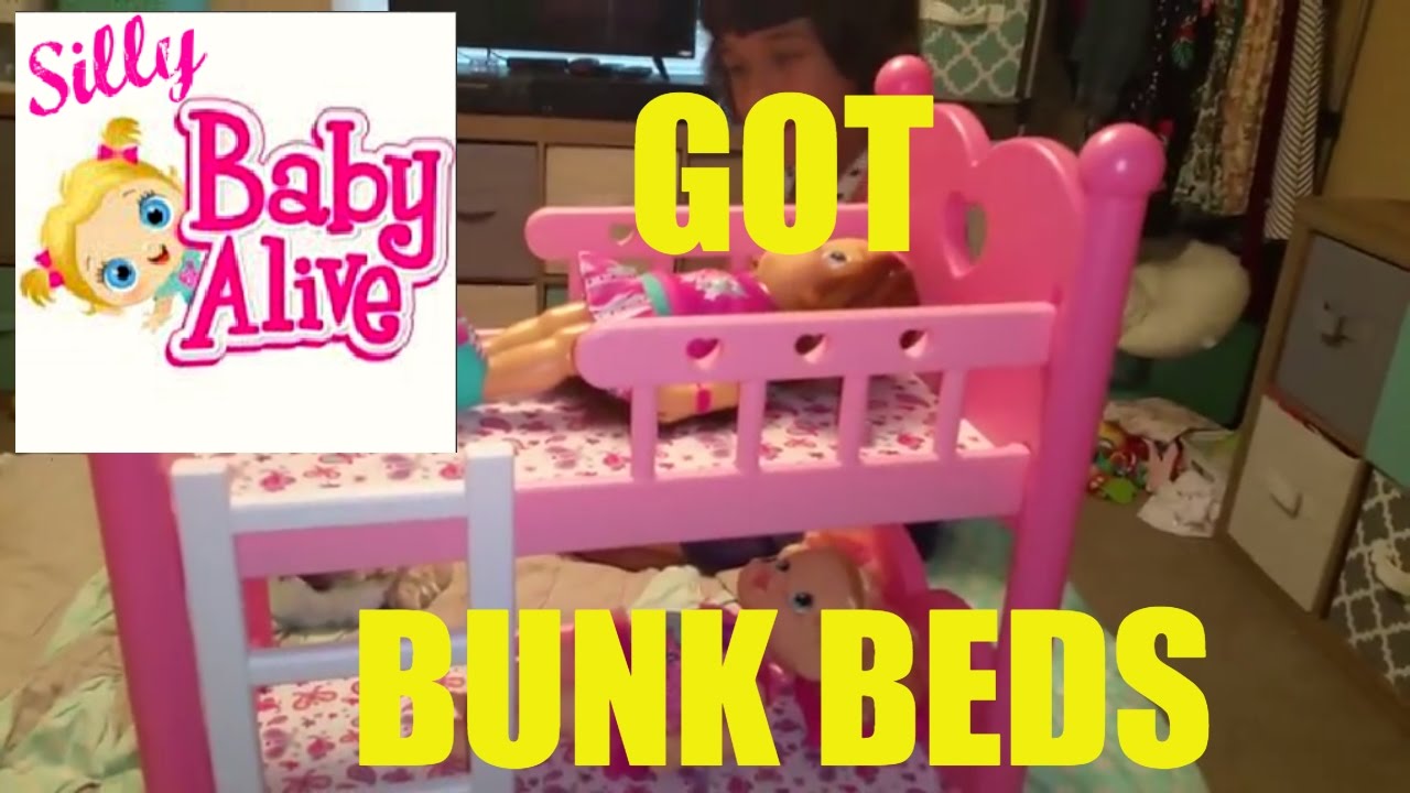 NEW BUNK BEDS for BABY ALIVE DOLLS 🍼 UNBOXING!!