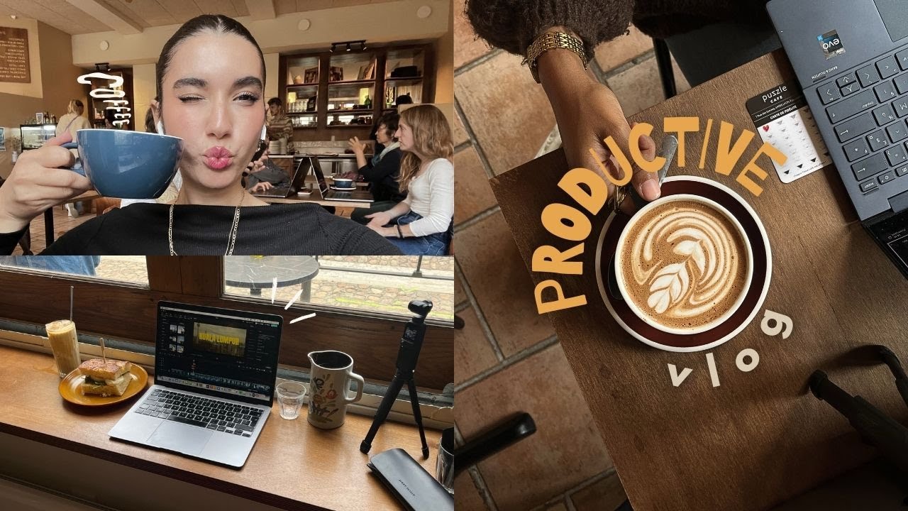 PRODUCTIVE VLOG: as a student & content creator