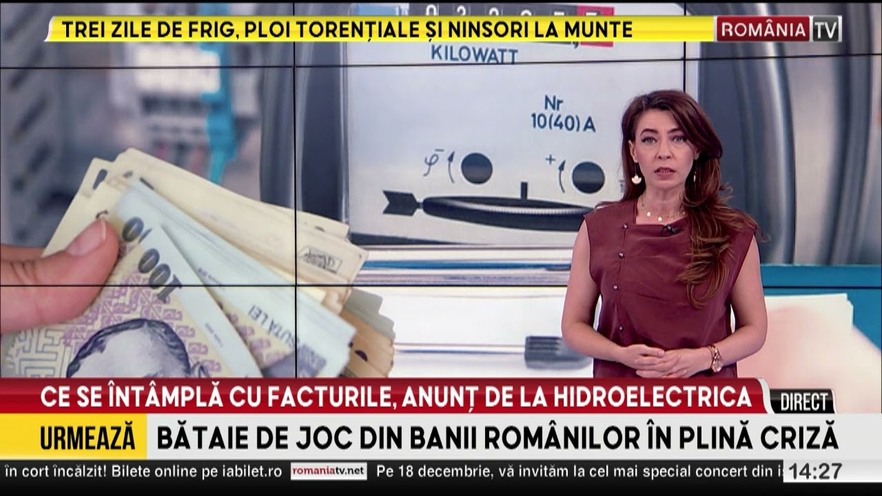 Hidroelectrica, anunț de ultimă oră! Ce se întâmplă cu tarifele de furnizare a energiei electrice
