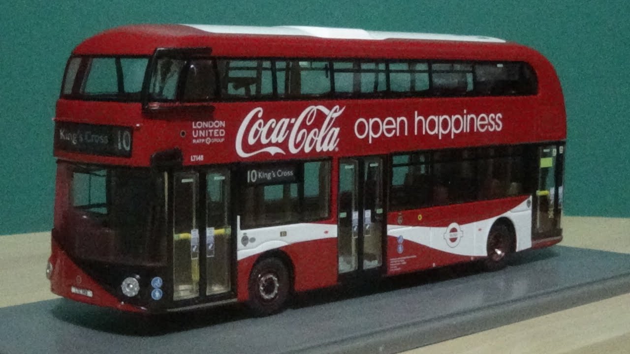 Corgi OM46623 | Wrightbus New Routemaster | London United RATP LT148 Coca Cola | 1:76 Scale | Review