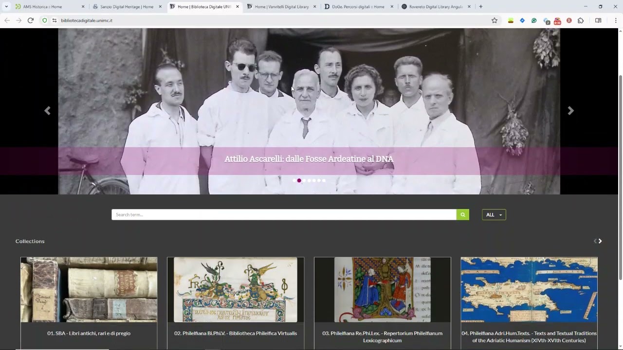 DSpace-GLAM: Homepage showcase