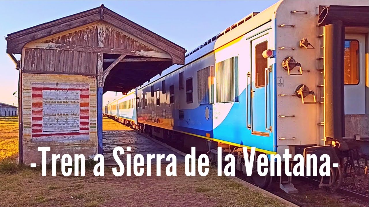 Viaje en tren a Sierra de la Ventana desde Buenos Aires