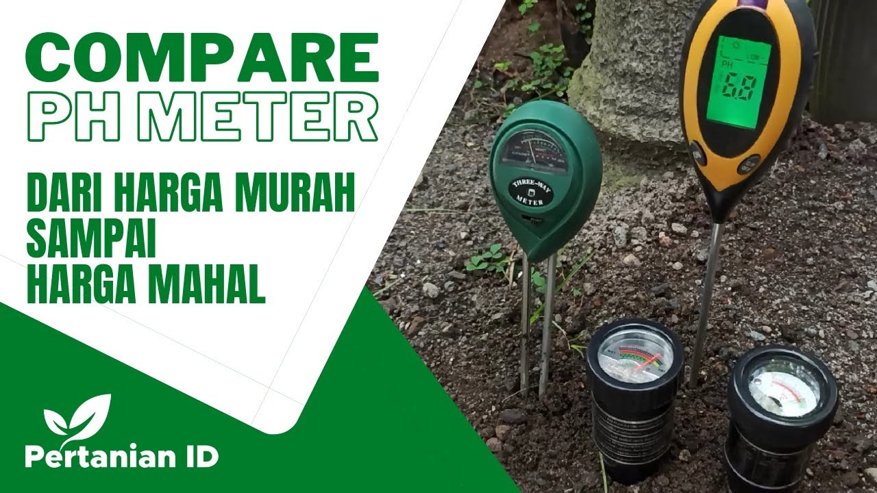 Review dan Compare 4 pH Meter Tanah | Compare Cheap And Expensive Soil pH Meters Alat Ukur pH Tanah