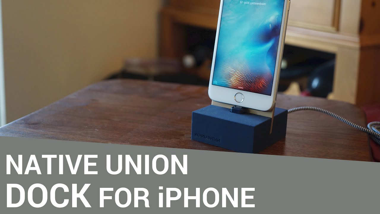 Native Union's New Dock Matches Your iPhone
