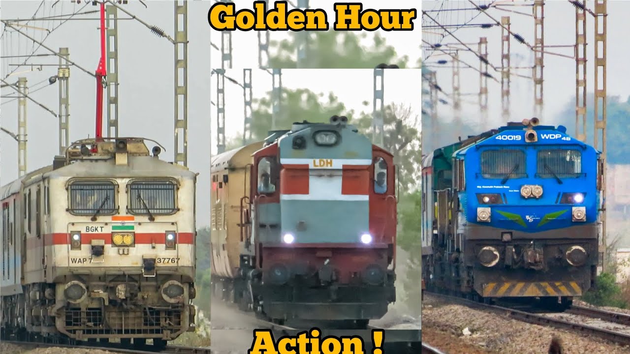 Golden Hour Train Spotting Near Jaipur | Furious Speeds!