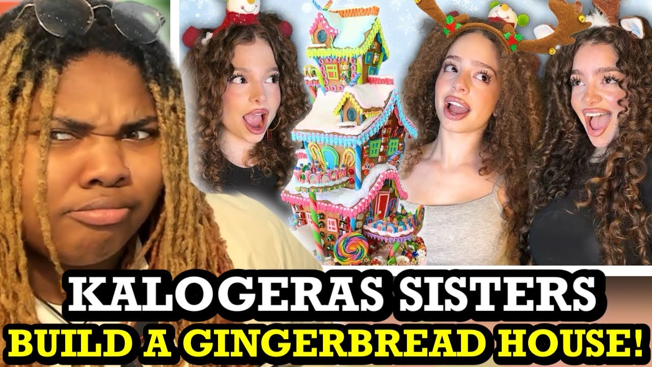 KALOGERAS SISTERS BUILD A GINGERBREAD HOUSE!
