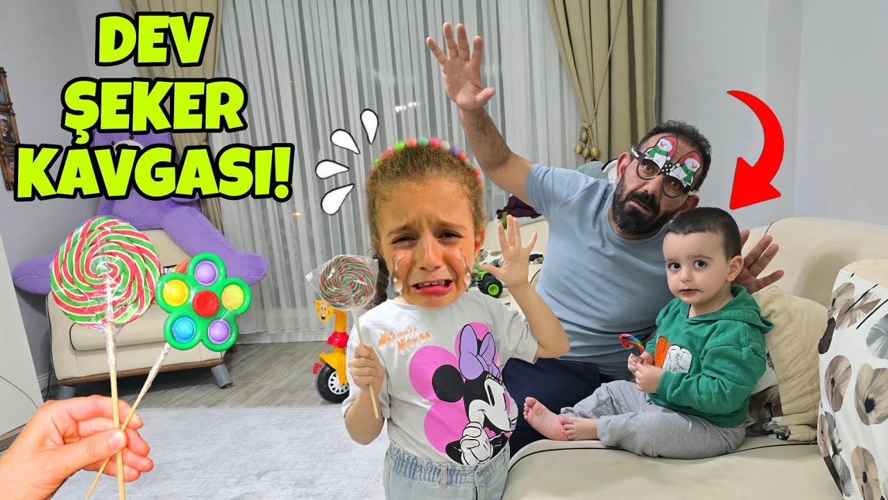 POYRAZ ELİF DEV ŞEKER İÇİN KAVGA ÇIKTI EYVAH BABASI KİME ALDI!!!