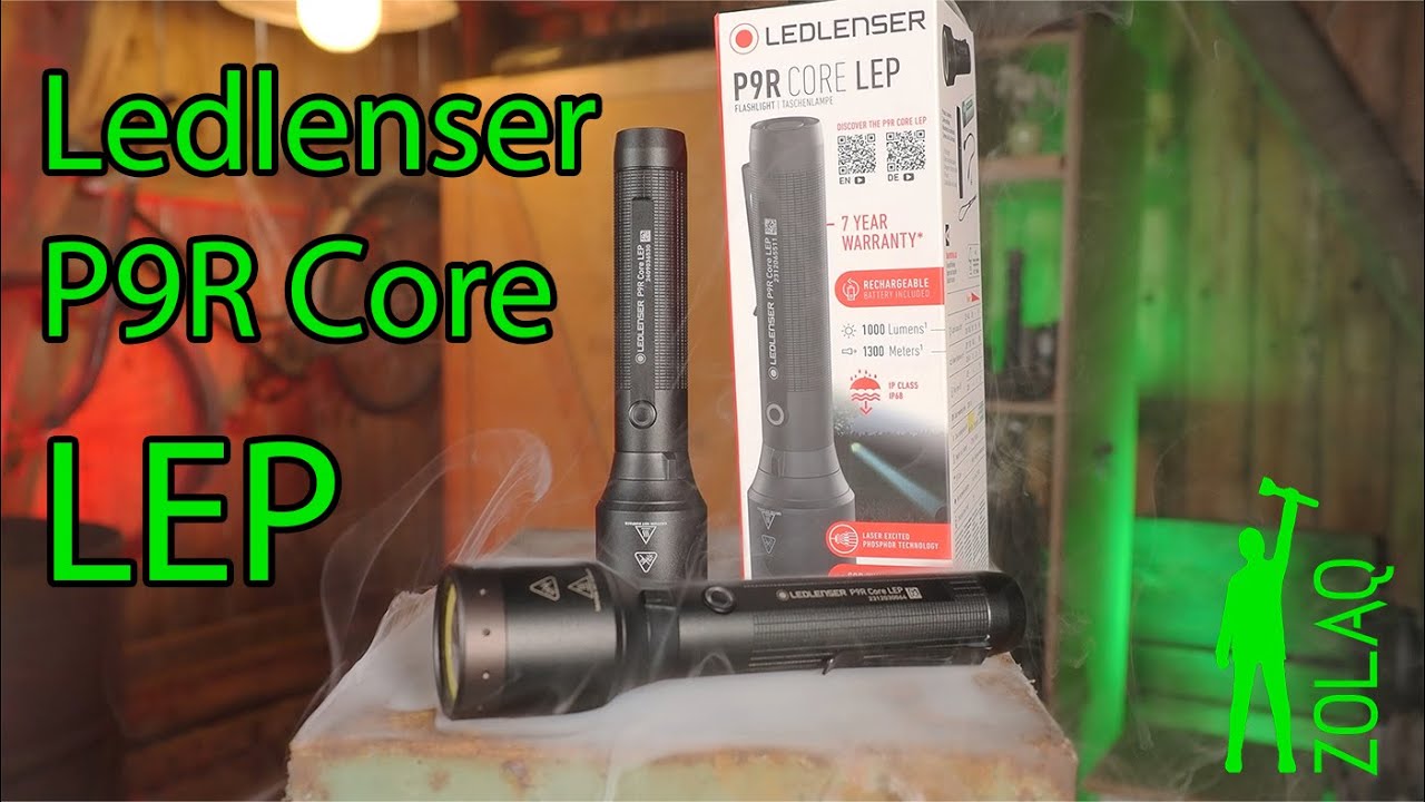 eine Taschenlampe mit Laser-Technologie - die Ledlenser P9R Core LEP