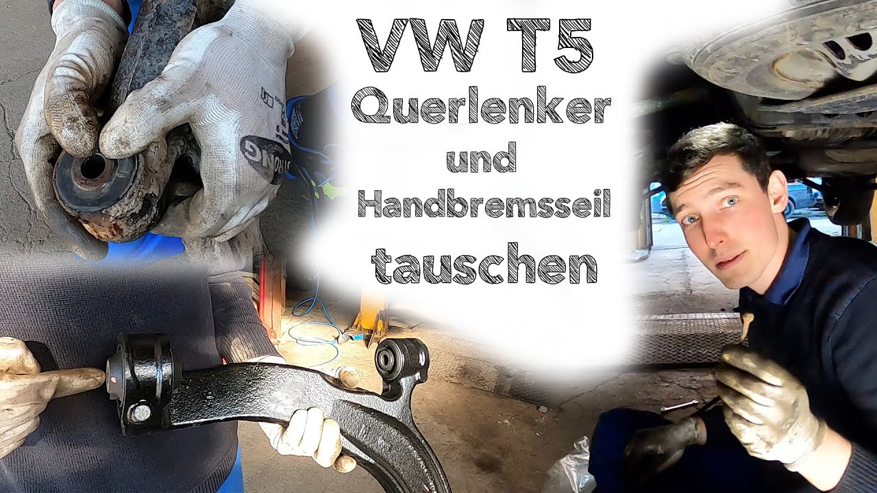 VW T5 Vorderachse ausgeschlagen und Handbremse fest! Immer wieder Kleinigkeiten.