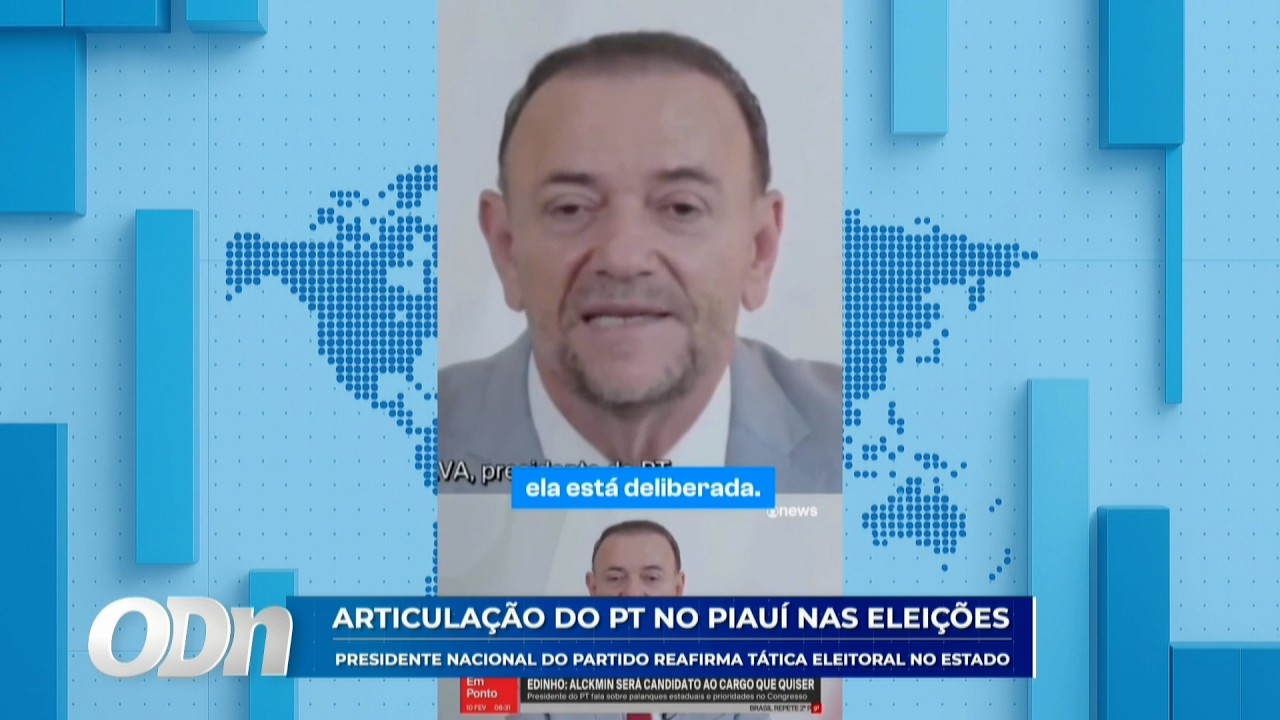 Presidente nacional do PT reafirma tática eleitoral no estado do Piauí 11 02 2026