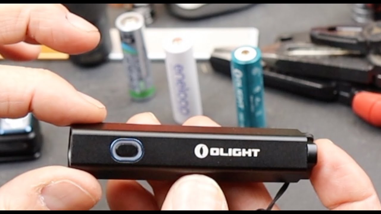 AA Madness: The  Olight Diffuse Pentagon 700 lumen EDC Utility Light can't roll away.