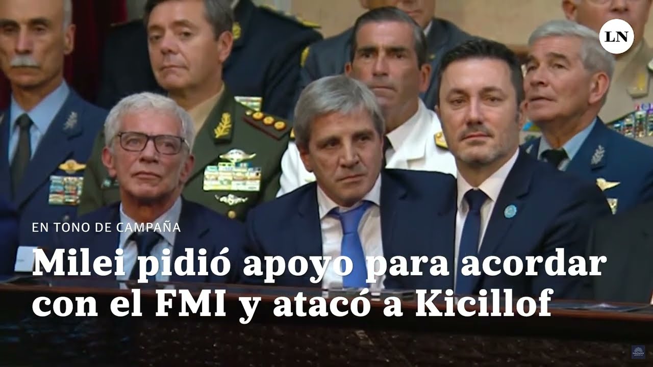 Los 10 principales temas del discurso de Milei en el Congreso