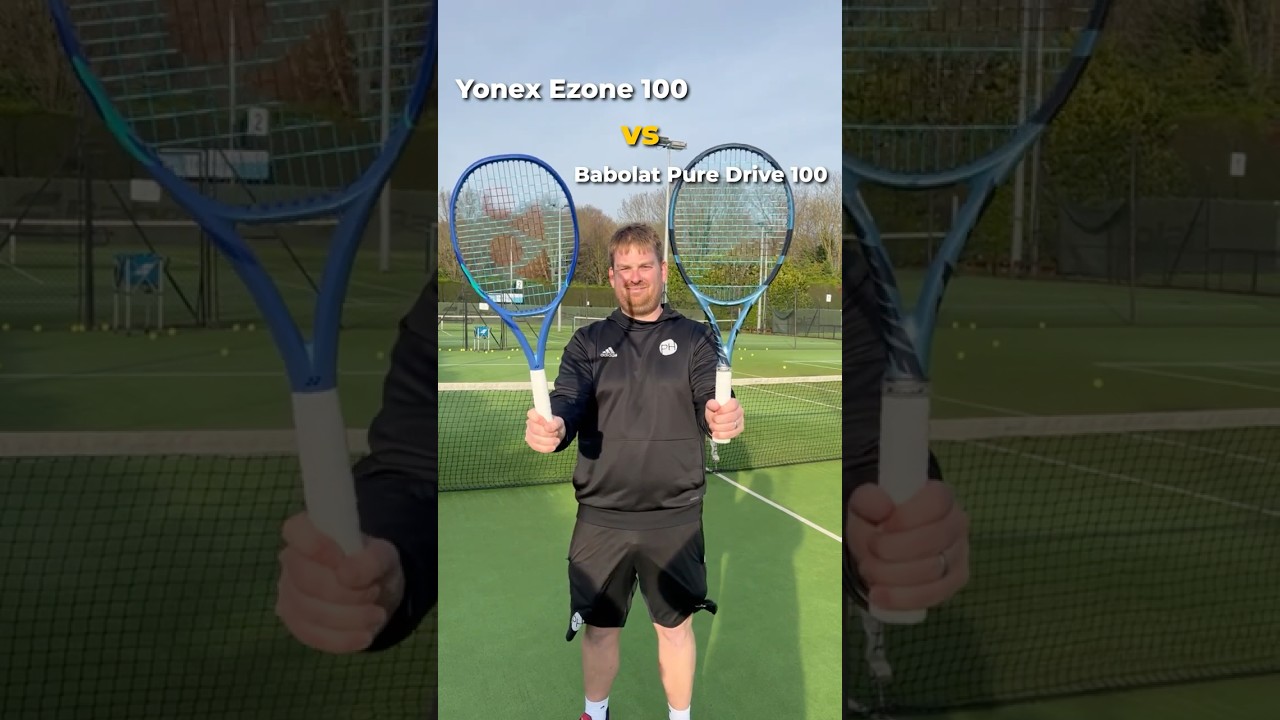 Babolat Pure Drive 100 vs Yonex Ezone 100 #tennis #tennisracket #tennisgear #tennisplayer
