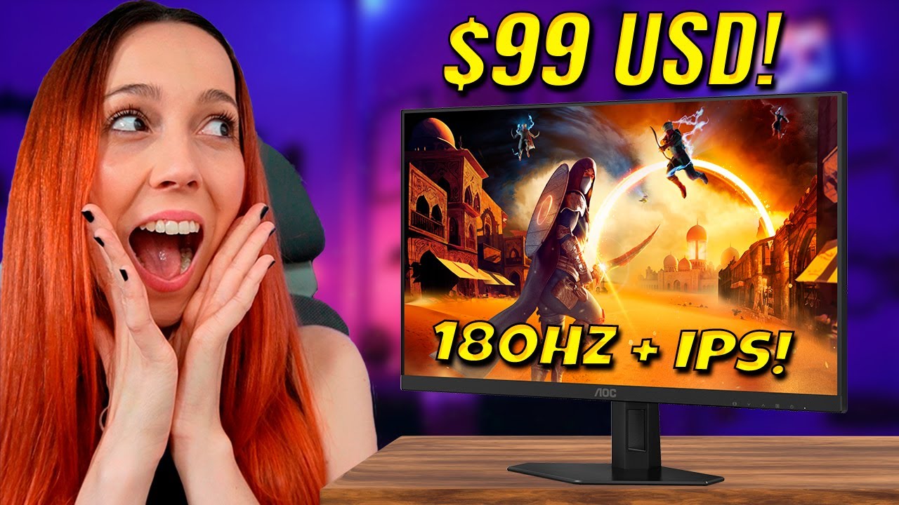 Este monitor gamer lo tiene TODO por menos de $100 | Review AOC 24G4E en español