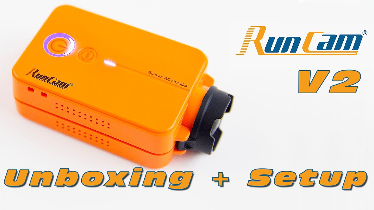 Runcam V2 Action Camera - Unboxing + Setup Procedure