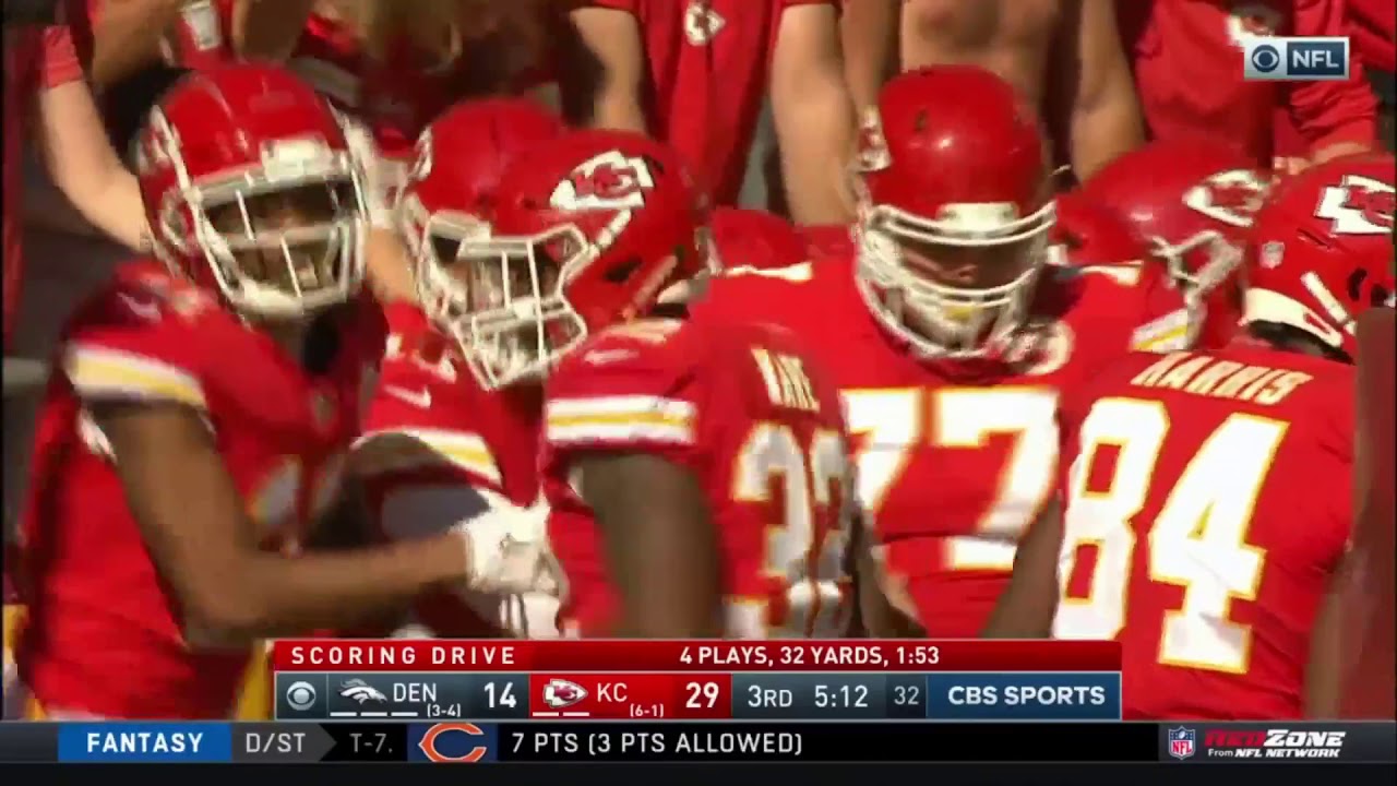 Kareem Hunt Unbelieveable Hurdle & Touchdown Run | NFL Highlights