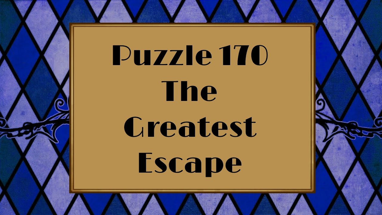 Professor Layton and the Last Specter/Spectre's Call - Puzzle 170: The Greatest Escape