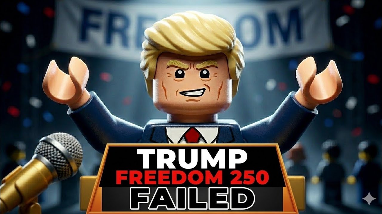 Iran Ai  Lego releases new video as - Trump Freedom 250 collapse 