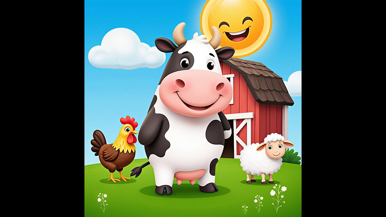 Farm Animals Sound Song for Kids 🐄🐔 | Learn Animal Sounds | Fun Kids Songs