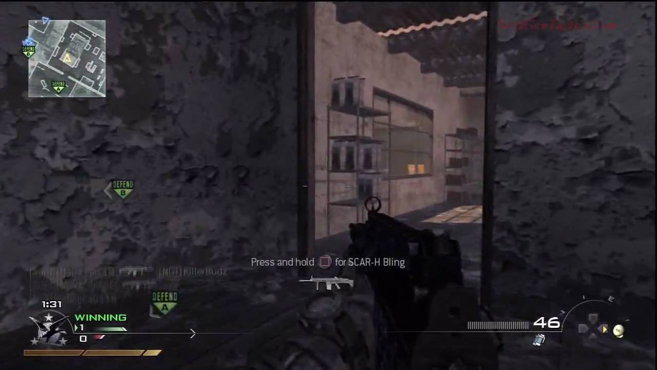 Modern Warfare 2 Multiplayer Search and Destroy (Rush Series) Tutorial for Karachi Defense in HD