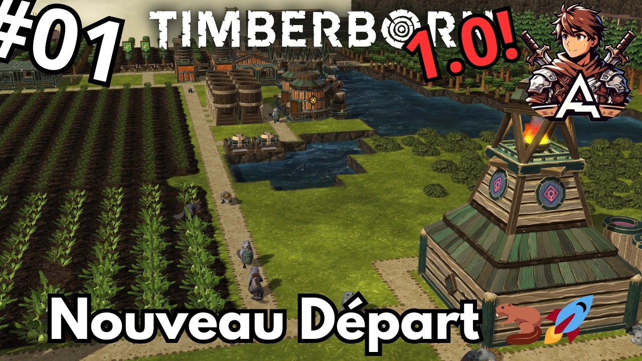 Timberborn 1.0 FR Ep.1 : Nouvelle Aventure avec les Dents de Fer sur Cascade 🦫⚙️